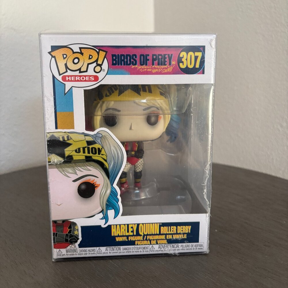 Funko Pop! DC: Birds of Prey - #307 Harley Quinn (Roller Derby) - NIB